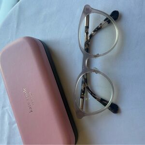 Kate Spade Clear and Tortoise Glasses